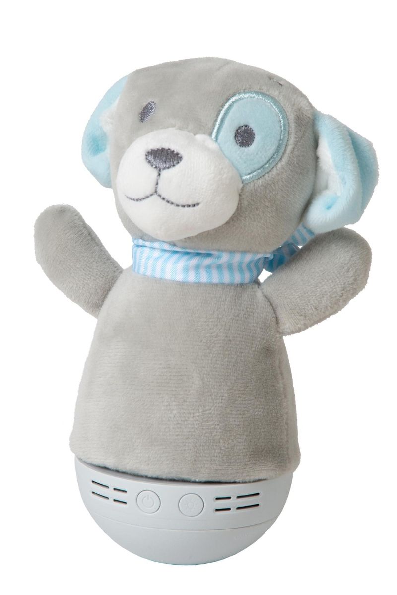 Lucide DOLLY - Stolná lampa pre deti - Batérie - S hudobným prvkom - Sivá